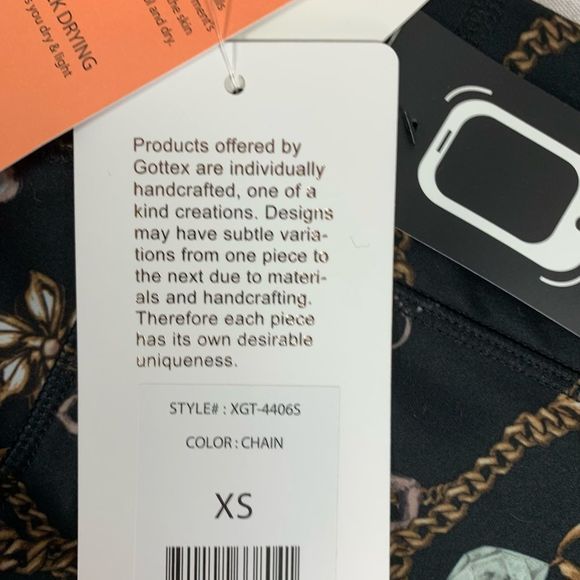 X by Gotex Black Peach Collection Pockets Bike Shorts Size XS (E-002, E-006) - Picture 3 of 6